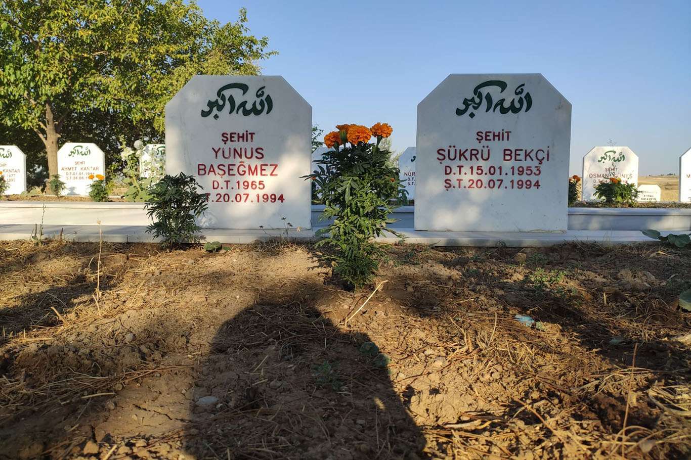 İslami davaya gönül beslediği için hunharca katledilen Şehid Şükrü Bekçi ve Yunus Başeğmez